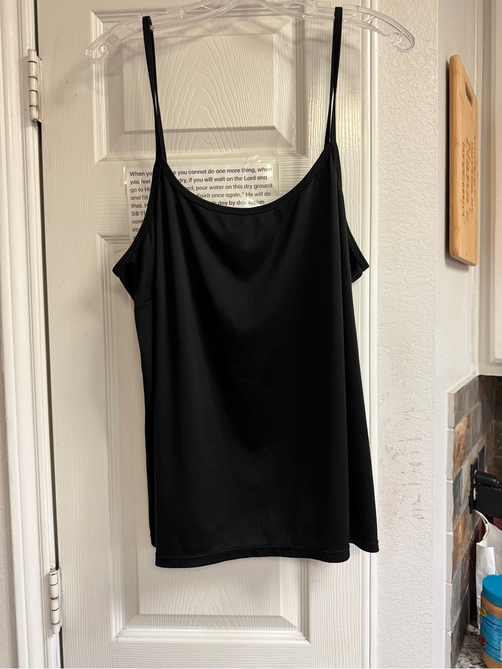 Black Women's Spaghetti Strap Cami Top